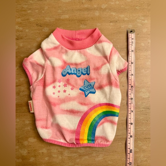 Pampet “Angel” “Cute Dog” dog t shirt in size 2 - Picture 3 of 9